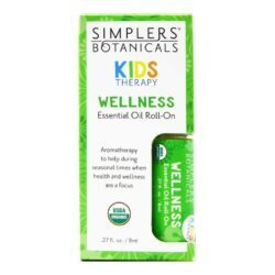 Simplers Botanicals Kids Therapy Wellness Óleo Essencial Roll-On 8 ml para Bem-Estar Infantil