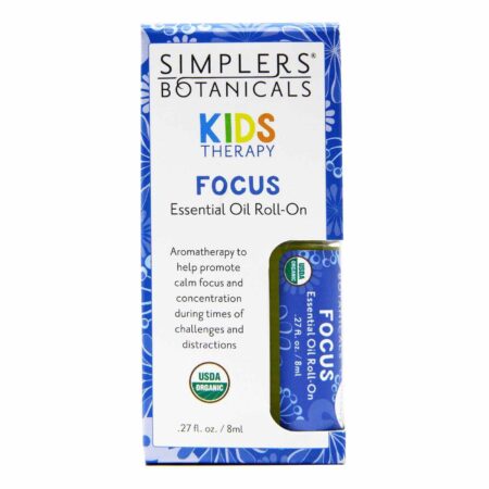 Simplers Botanicals Kids Therapy Focus Essential Oil Roll-On - 8 ml