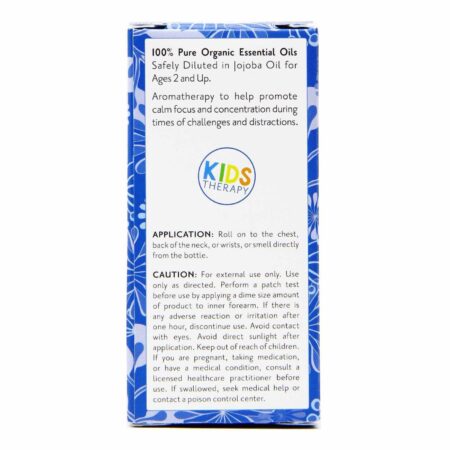 Simplers Botanicals Kids Therapy Focus Essential Oil Roll-On - 8 ml - Image 3