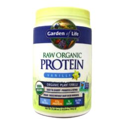 Garden of Life Proteína Orgânica RAW Baunilha 624g - Energia Pura e Nutrição Completa