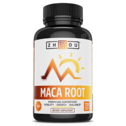 Zhou, Raiz de Maca - 120 Cápsulas Vegetarianas - Energia e Vitalidade Natural