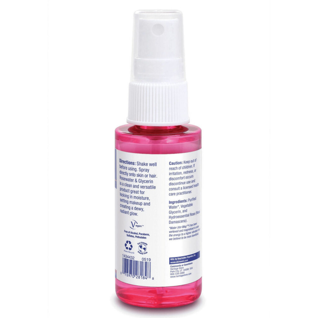 Heritage Store Água de Rosas e Glicerina 59ml: Hidratação e Revitalização Facial - Imagem 2