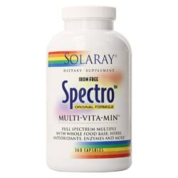 Solaray Spectro Multivitamínico e Mineral Sem Ferro 360 Cápsulas