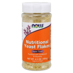 Now Foods Flocos de Levedura Nutricional 128g (4.5 oz) - Nutrição Vegana e Sabor Umami