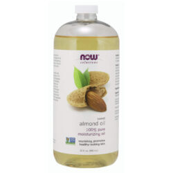 Now Foods Óleo de Amêndoas Doces Puro 946ml: Hidratação Profunda para Pele e Cabelos