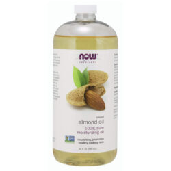Now Foods Óleo de Amêndoas Doces Puro 946ml: Hidratação Profunda para Pele e Cabelos