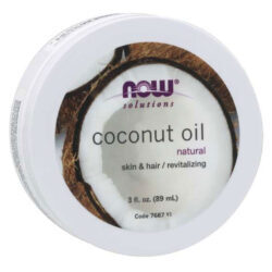 Now Foods Óleo de Coco Puro 89ml - Tamanho Ideal para Viagens e Uso Diário