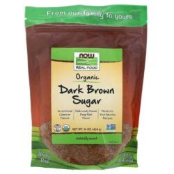 Now Foods Açúcar Mascavo Orgânico - 454g (16 oz) | Doçura Natural para Sua Cozinha