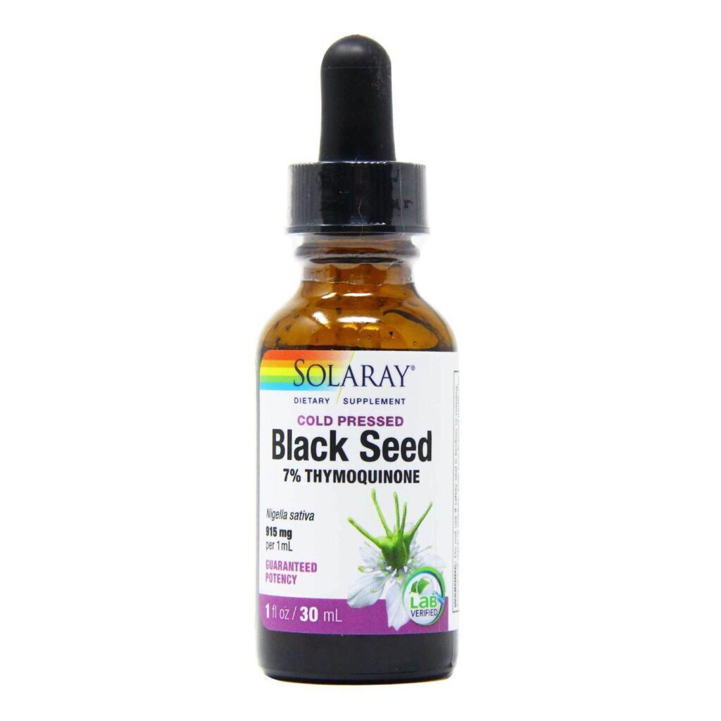 Óleo de Semente de Nigella Cold Pressed Solaray 30ml - Pureza e Bem-Estar