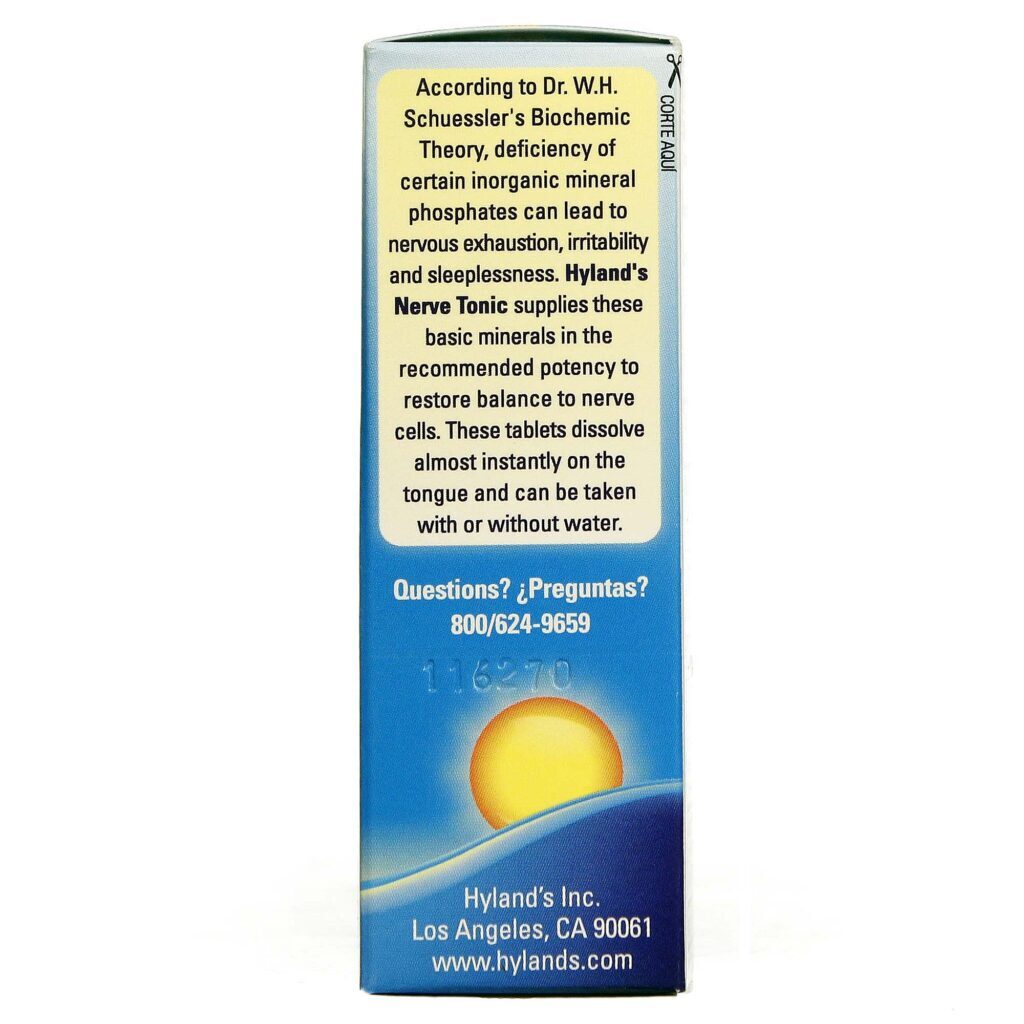 Hyland's Nerve Tonic™ Alívio do Estresse - 100 Tabletes: Bem-Estar Natural para o Brasil - Imagem 3