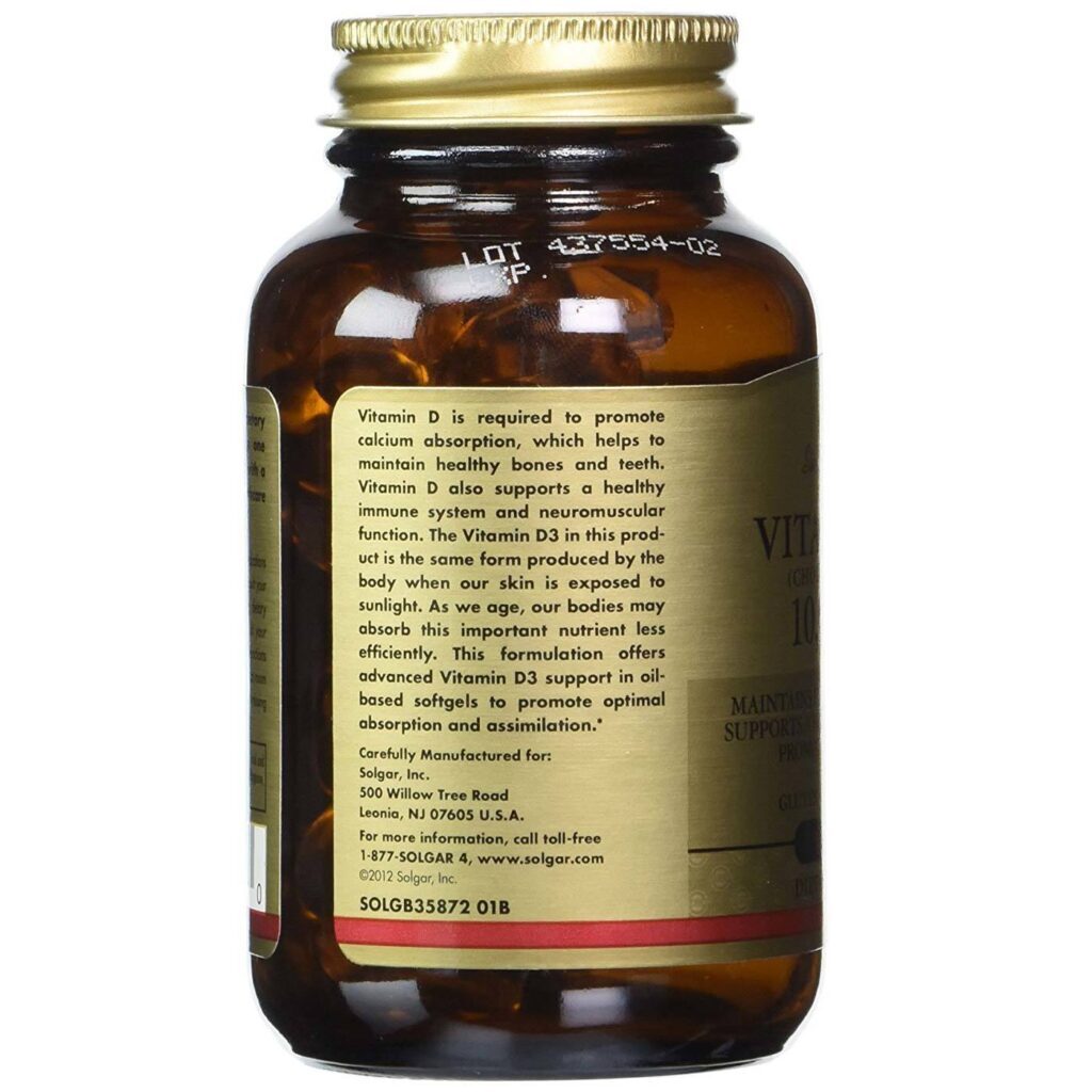 Solgar Vitamina D3 10.000 UI - 120 Cápsulas: Imunidade e Bem-Estar para o Brasil - Imagem 4