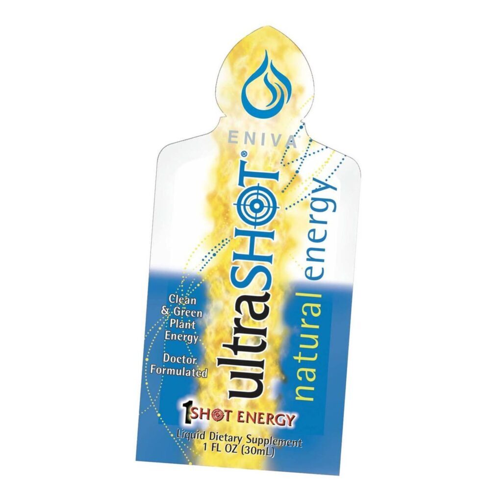 Eniva UltraSHOT Healthy Energy Packets - 20 Sachês: Energia Saudável e Foco