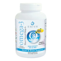 Eniva Efacor® Ômega 3 EPA DHA Citrus 120 Cápsulas Gel - Saúde Cardiovascular