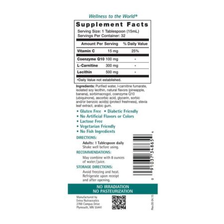 Eniva CoQ10 Plus Complexo Líquido 480 ml: Potencialize Sua Saúde Antioxidante - Imagem 2