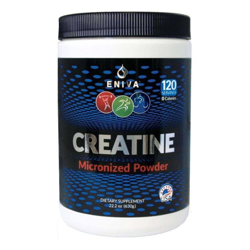 Creatina Monohidratada Micronizada Eniva - 630g: Potencialize Seus Treinos e Performance