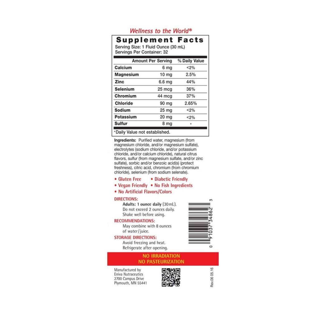 Eniva Athletic Edge Multi Minerais Concentrado Eletrolítico - 946ml - Imagem 2