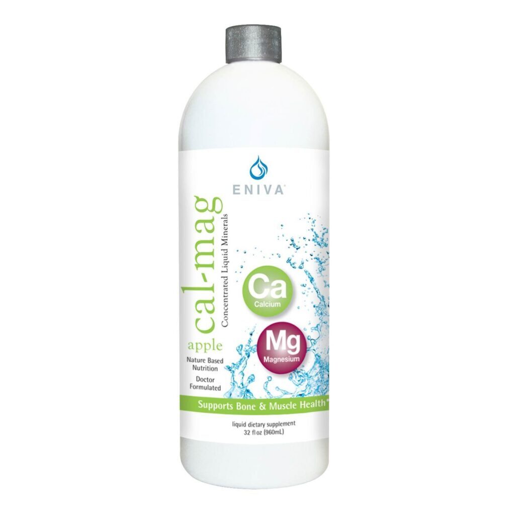 Eniva Cal-Mag Minerais Líquidos Concentrados - 960mL para Ossos e Saúde Geral