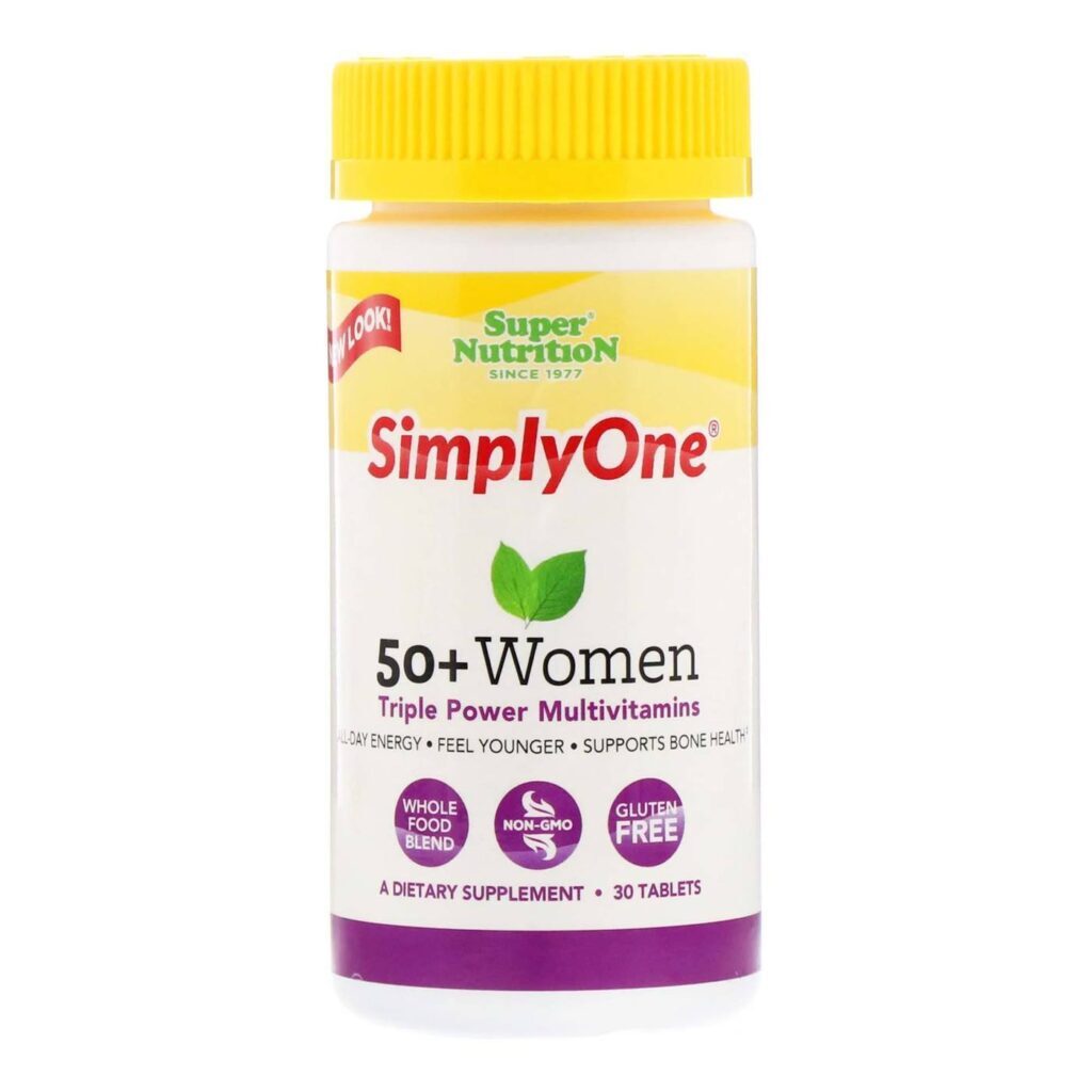 Super Nutrition SimplyOne Multivitamínico Força Tripla para Mulheres - 30 Comprimidos