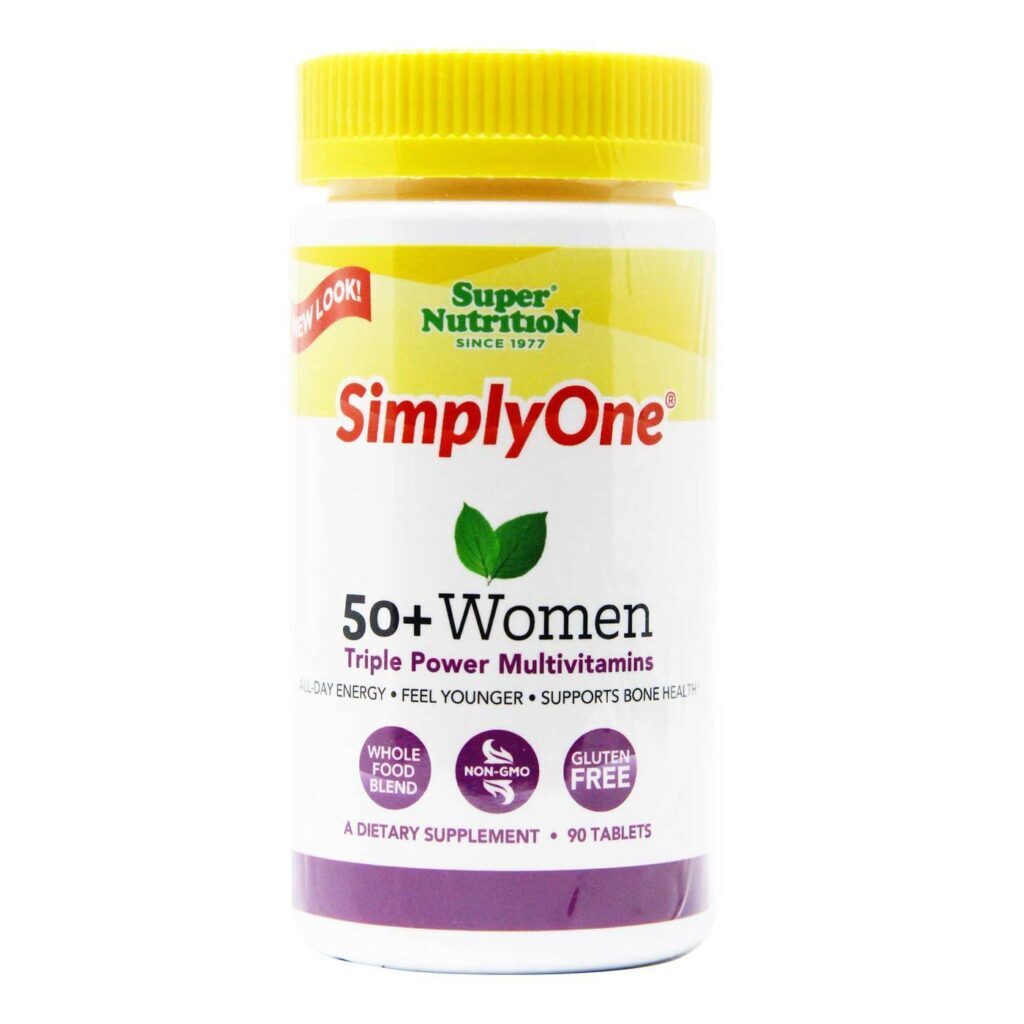 Super Nutrition SimplyOne 50+ Mulheres Triple Power - 90 Comprimidos: Energia e Saúde