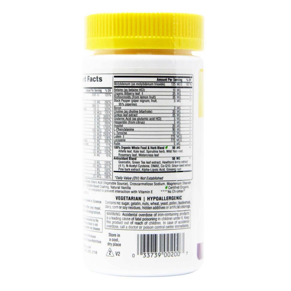 Super Nutrition SimplyOne 50+ Mulheres Triple Power - 90 Comprimidos: Energia e Saúde - Imagem 3