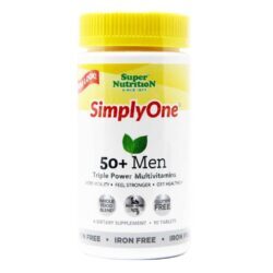 Super Nutrition SimplyOne 50+ Men Iron-Free - 90 Comprimidos: Vitalidade e Saúde para Homens Acima de 50 Anos
