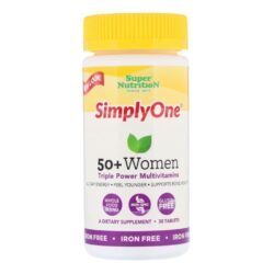 SimplyOne 50+ Mulher Sem Ferro - 30 Comprimidos | Suplemento Essencial para Saúde Feminina