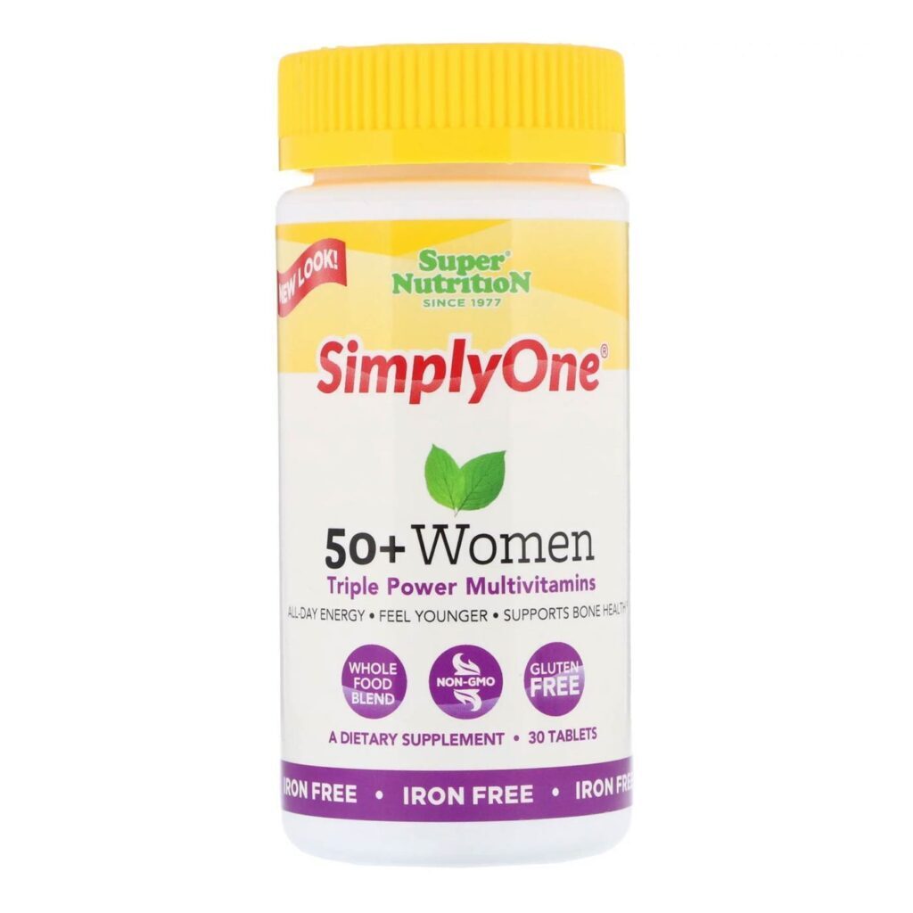 SimplyOne 50+ Mulher Sem Ferro - 30 Comprimidos | Suplemento Essencial para Saúde Feminina