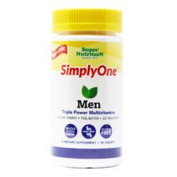 Super Nutrition SimplyOne Multivitamínico Tripla Força Para Homens - 90 Tabletes