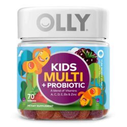 Olly Multi Plus + Probiótico Kids: Gomas Mastigáveis para Imunidade e Saúde Intestinal Infantil - 70 Unidades