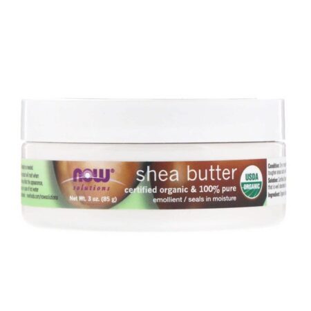 Now Foods Manteiga de Karité Pura 85g (3 oz) - Hidratação Profunda e Nutrição para Pele e Cabelos - Imagem 2