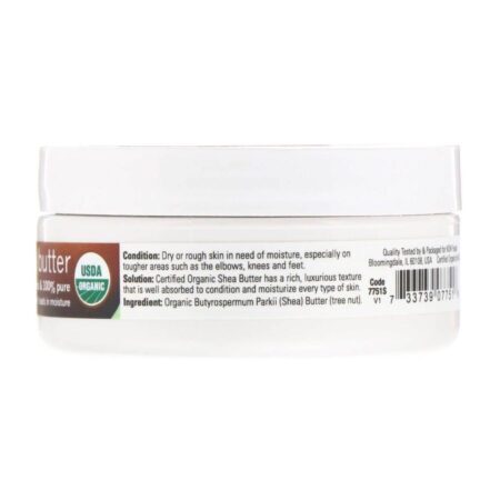 Now Foods Manteiga de Karité Pura 85g (3 oz) - Hidratação Profunda e Nutrição para Pele e Cabelos - Imagem 4