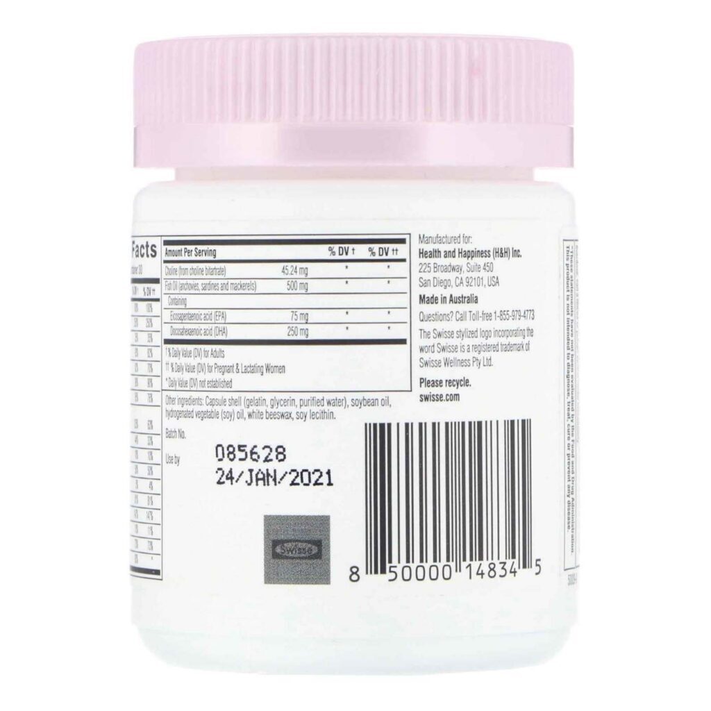 Swisse Ultinatal: Multivitamínico Pré-concepção e Gravidez 60 Cápsulas Gel - Imagem 4