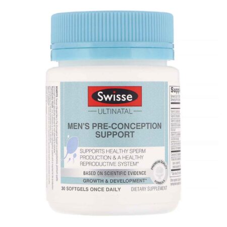 Swisse, Suporte Masculino Pré-Concepção - 30 Cápsulas em Gel