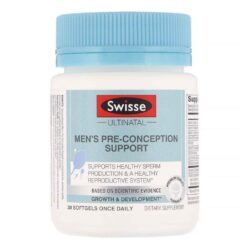 Swisse Suporte Masculino Pré-Concepção - 30 Cápsulas em Gel para Fertlidade