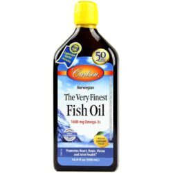 Óleo de Peixe Carlson Labs Sabor Limão 500 ml: Pureza e Saúde para Você