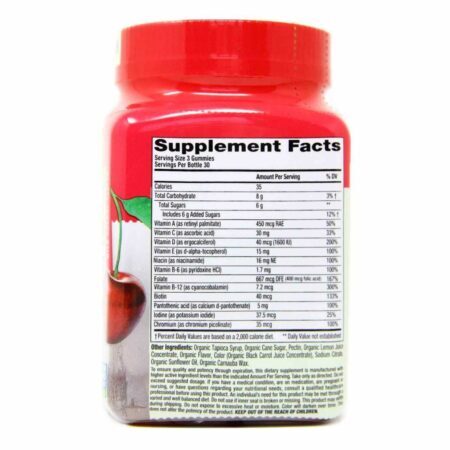 VitaFusion Multivitamínico Orgânico para Mulheres - 90 Gomas Vegetarianas - Saúde e Energia Diária - Imagem 2
