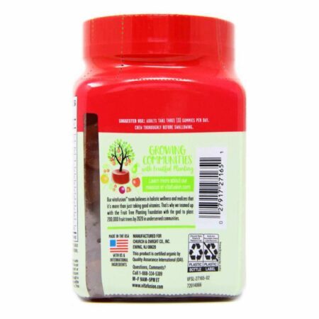 VitaFusion Multivitamínico Orgânico para Mulheres - 90 Gomas Vegetarianas - Saúde e Energia Diária - Imagem 3