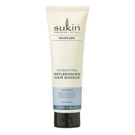 Sukin, Máscara Capilar Hidratante e Reabastecimento - 200 ml (6.76 fl oz)