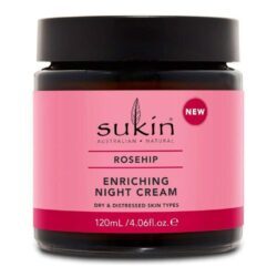 Sukin Creme Noturno Rosa Mosqueta 120ml - Renovação Profunda da Pele