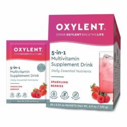 Oxylent Multivitamínico Diário Frutos 5 em 1 - 30 Pacotes para Saúde Completa