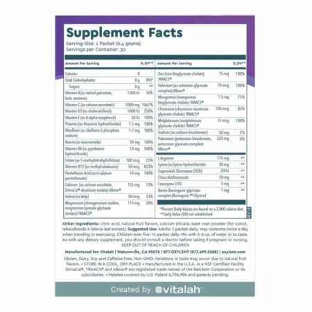 Oxylent Multivitamínico Sabor Amora e Romã – 30 Pacotes | Energia e Vitalidade — foto 2