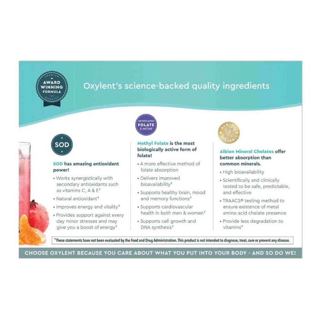 Oxylent Multivitamínico 5-em-1 Pacotes Variados - 30 Pacotes Essenciais para Sua Saúde - Imagem 4
