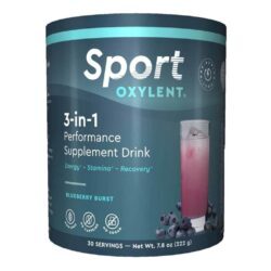 Oxylent Bebida Suplemento 3 em 2 Explosão de Mirtilo 30 Porções