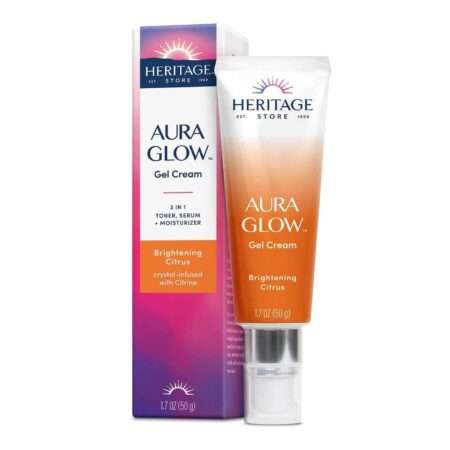 Heritage Store, Creme em Gel Aura Glow™ - 1,7 oz (50 g)