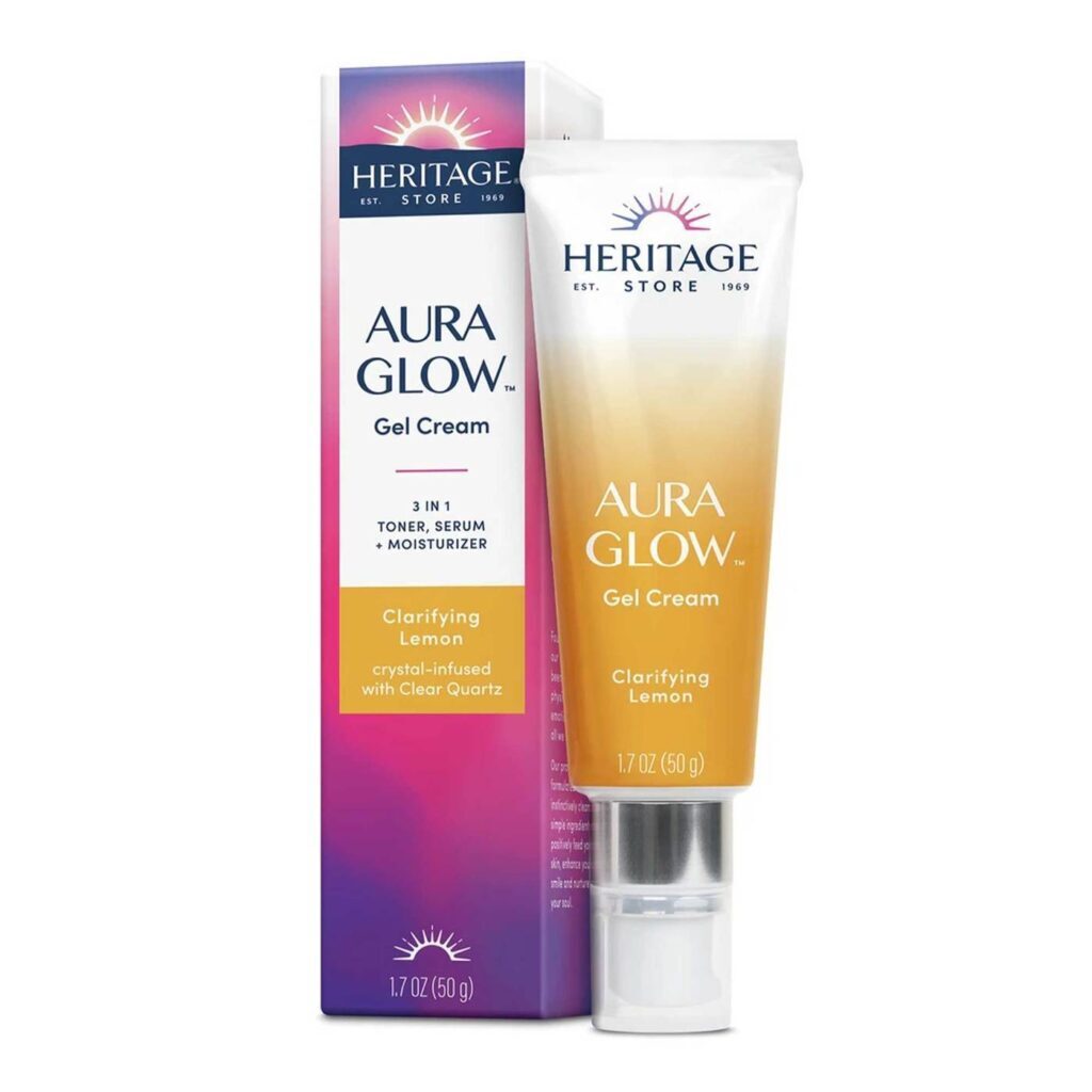 Heritage Store Aura Glow Gel Cream Clareador com Limão - 50g