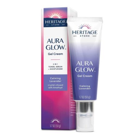 Heritage Store Aura Glow Gel Cream Calming Lavender - 1.7 oz (50 g)