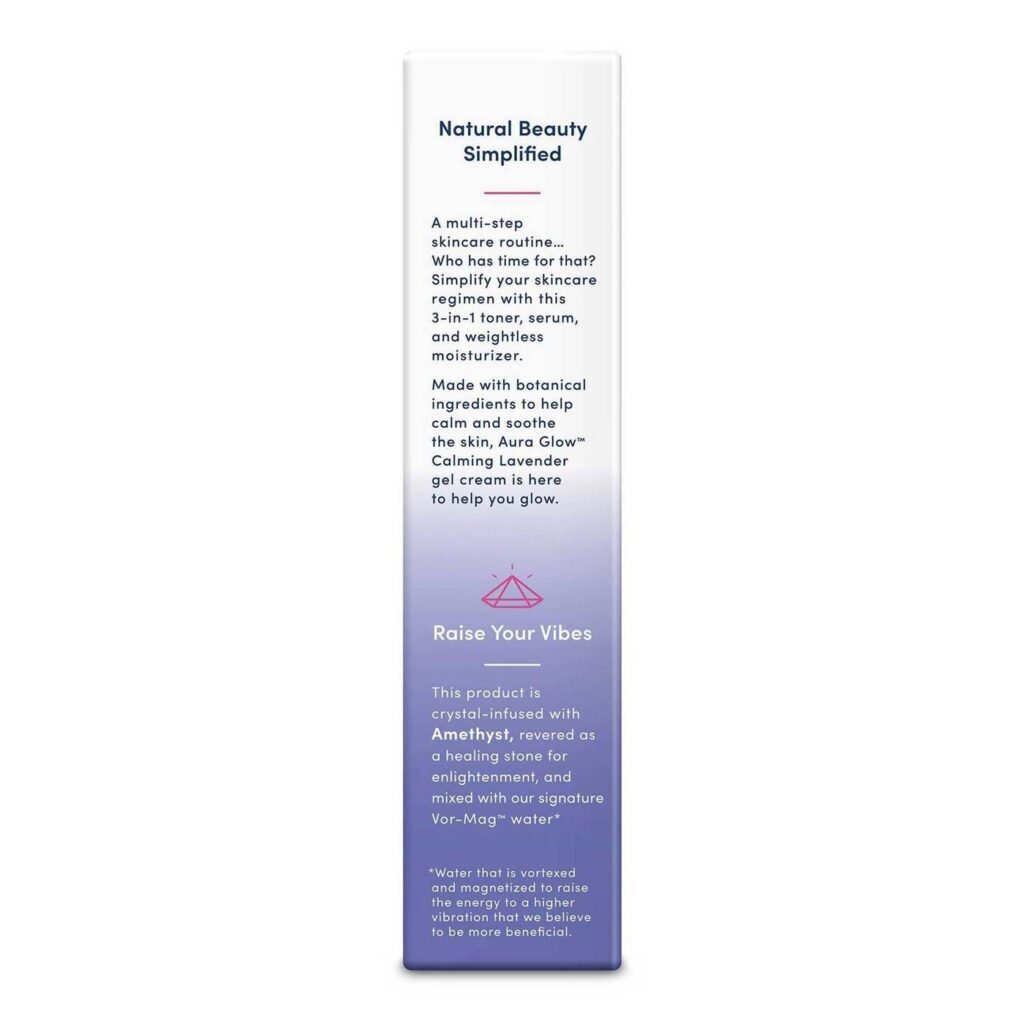 Heritage Store Aura Glow Gel Creme Calmante Lavanda - 50g (1.7 oz) - Imagem 2