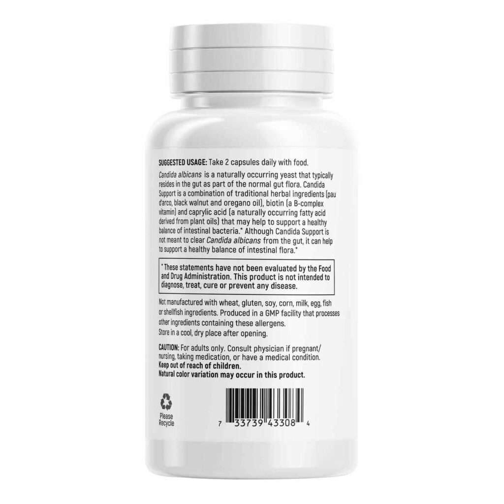 eVitamins Suporte da Cândida - 90 Cápsulas Vegetarianas para Equilíbrio Intestinal - Imagem 2