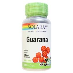 Solaray Guaraná - 100 Cápsulas: Energia e Foco Natural para o Dia a Dia