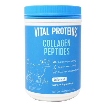 Vital Proteins, Peptídeos de colágeno sem sabor - 24 oz (680 g)